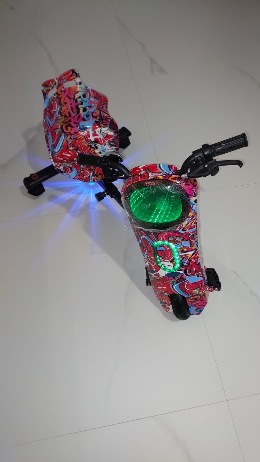 Triciclo drift infantil 350w - Foston - EXTREMAMENTE FORTE - RoboFloripa