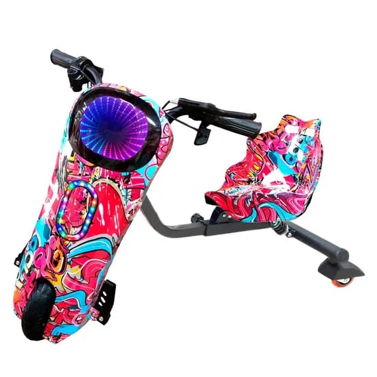 Triciclo drift infantil 350w - Foston - EXTREMAMENTE FORTE - RoboFloripa