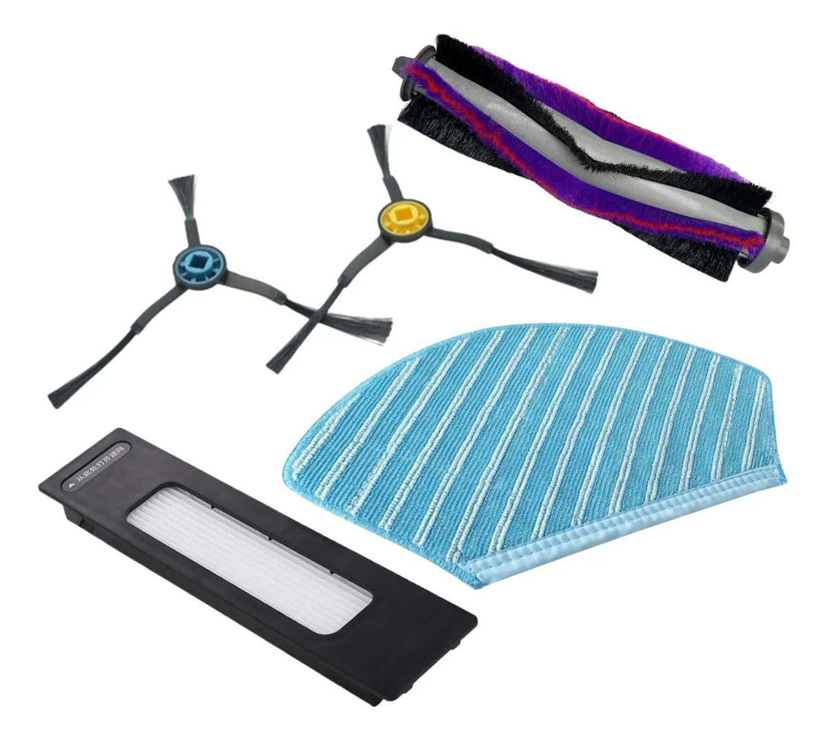 Escova Rolo Filtro Mop Robô Connect Laser Midea M7 Vra91pb